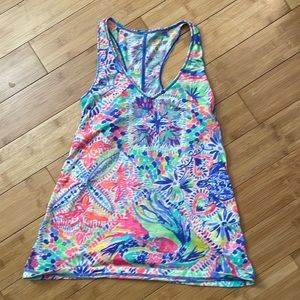Lilly Pulitzer Luxletic Racerback Tank Top